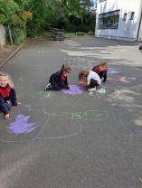 Chalk Time in Junior Infants