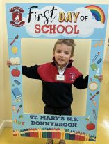 First Day at School in Junior Infants 