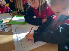 6th Class help out in Junior Infants